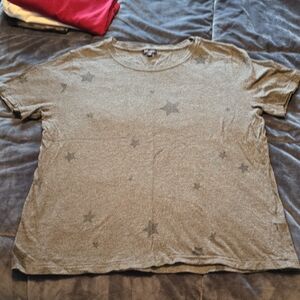 Splendid Charcoal Star Tee